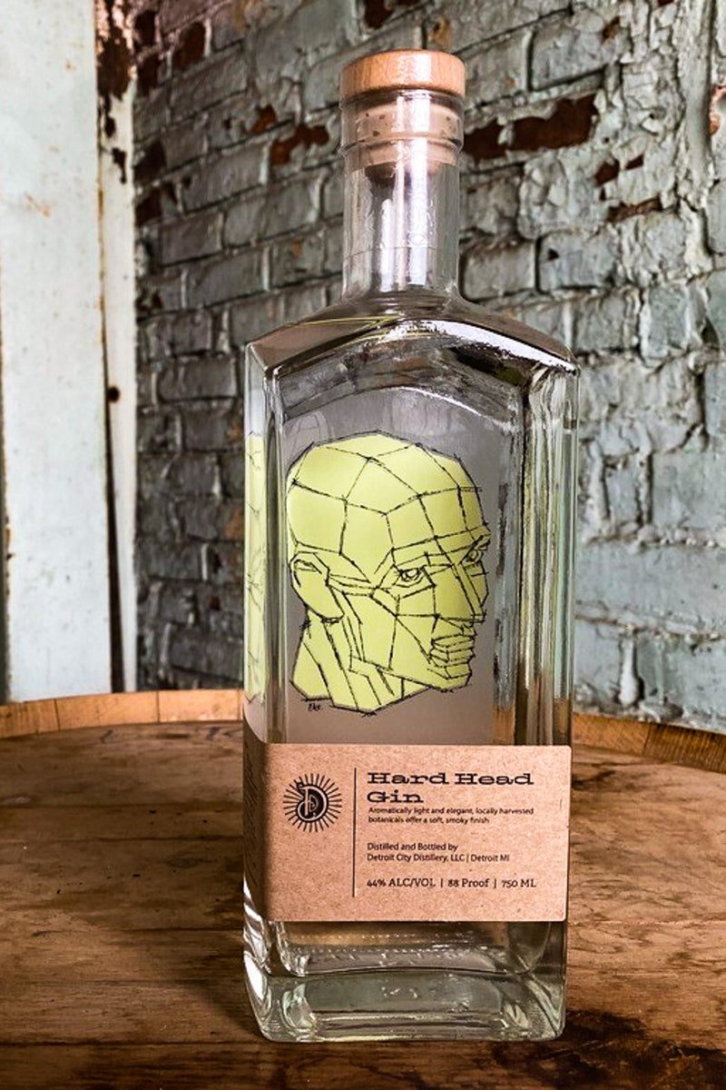 Hard Head Gin Detroit City Distillery